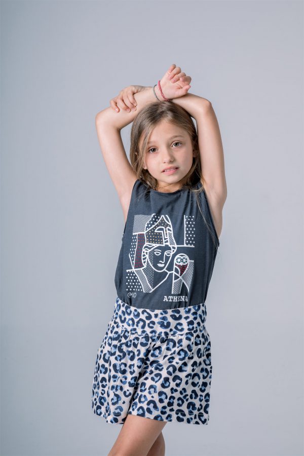 Kids Sleeveless Flama T-Shirt Athena-2
